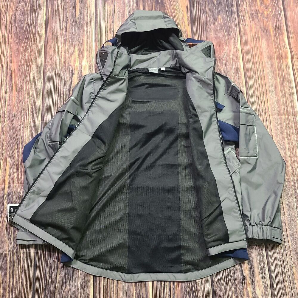 Puma Jacket Mens XL Conqr Full-Zip Raincell Outdoor Outerwear Silver 520513-06 - Picture 13 of 16